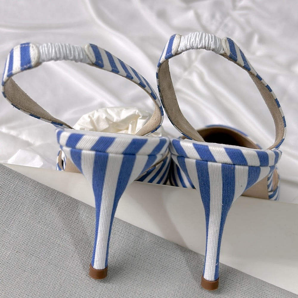 🖤NIB💕Carolyne Stripe Slingback Pumps - Picture 6 of 16
